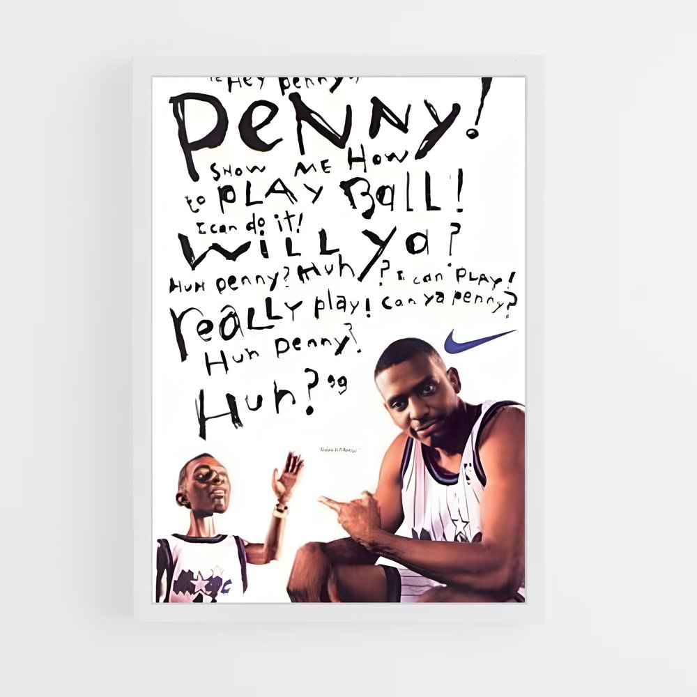 Poster Penny hardaway streetball – affiche Basketball (vue 3)